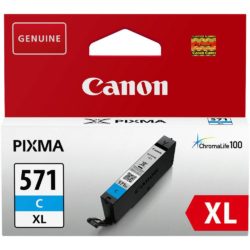 Canon Original CLI-571C Xl High Yield Ink Tank Cyan Single Pack 0332C001